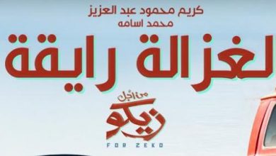 الغزالة رايقة كلمات